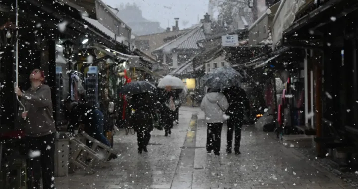 Snijeg Baščaršija/