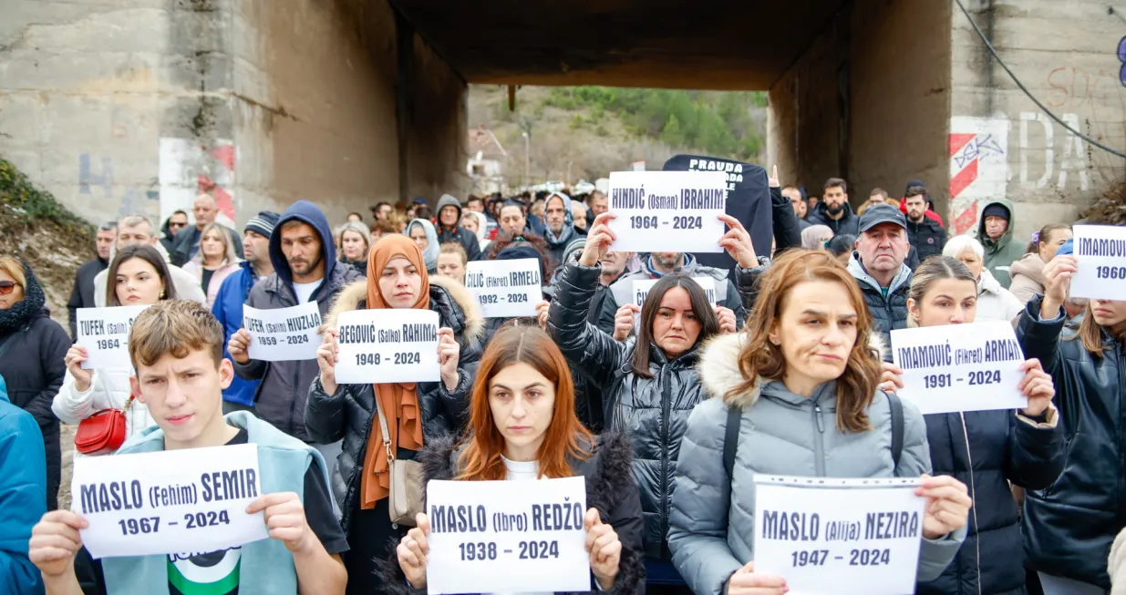 Protesti Donja Jablanica/Damir Deljo