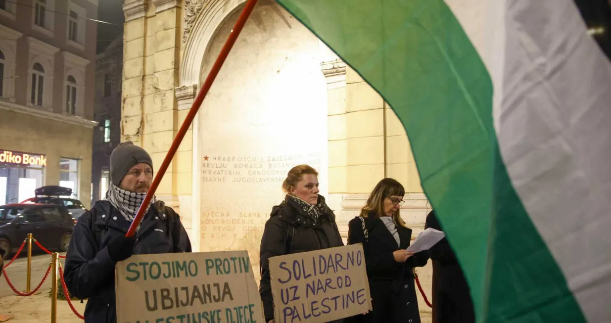 Sarajlije jasno protiv ubijanja u Gazi/ Damir Deljo/