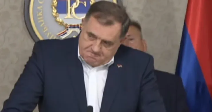 Milorad Dodik, press konferencija nakon suđena/PRtSc/RTRS/