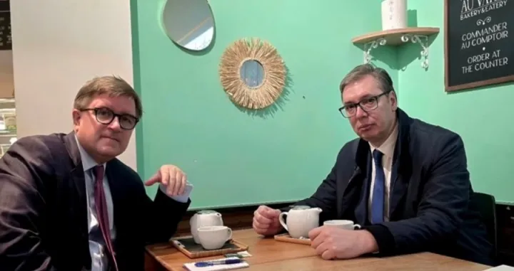 James O'Brien i Aleksandar Vučić/