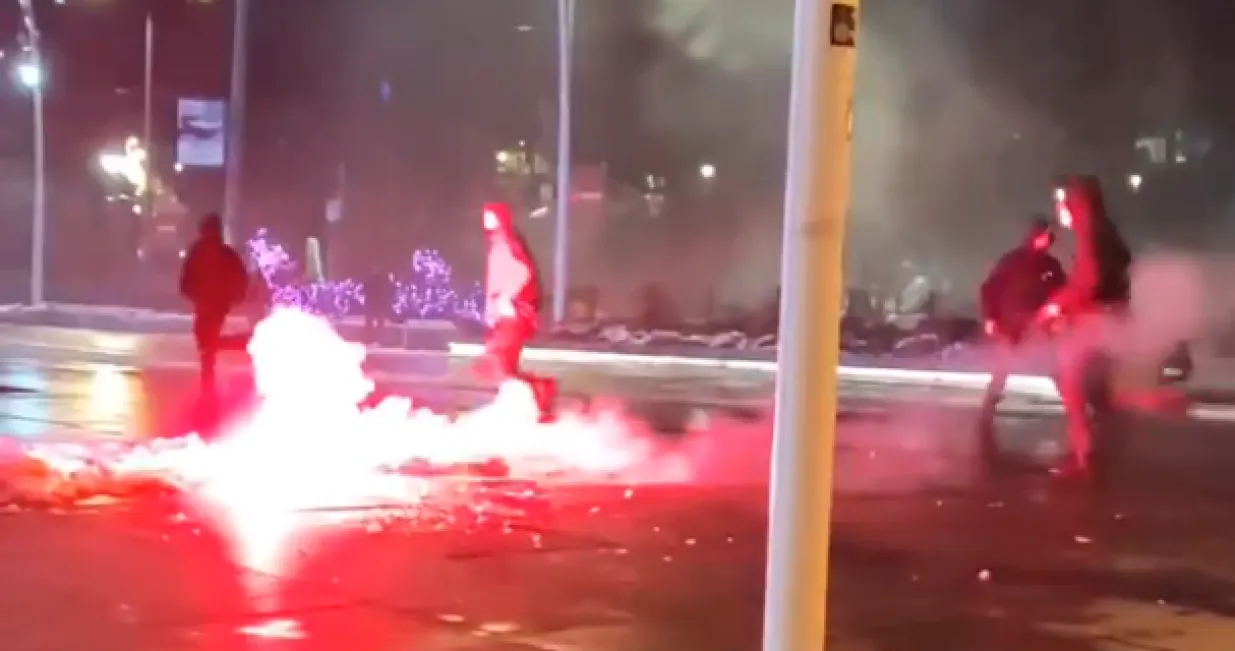 Navijački sukob u Sarajevu