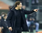 epa10300628 Dortmund's head coach Edin Terzic reacts during the German Bundesliga soccer match between Borussia Moenchengladbach and Borussia Dortmund in Moenchengladbach, Germany, 11 November 2022. EPA/RONALD WITTEK CONDITIONS - ATTENTION: The DFL regulations prohibit any use of photographs as image sequences and/or quasi-video.