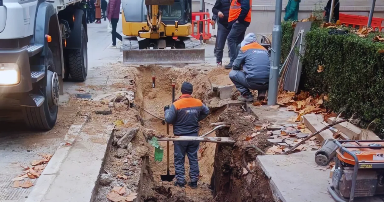 Radovi na popravkama vodovodnog sistema u Sarajevu/Kjkp Vik