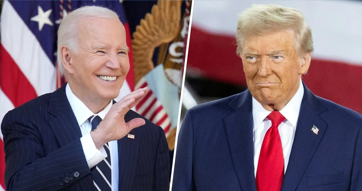 Biden i Trump/