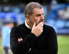 epa10309882 Celtic FC coach Angelos Postecoglou looks on prior to the Sydney Super Cup exhibition match between Celtic FC and Sydney FC at Allianz Stadium in Sydney, Australia, 17 November 2022. EPA/DAN HIMBRECHTS EDITORIAL USE ONLY AUSTRALIA AND NEW ZEALAND OUT