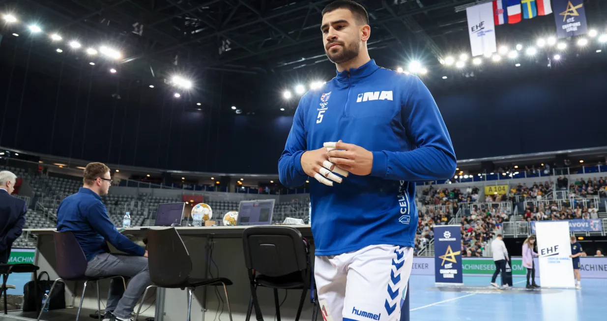 27.11.2024., Arena Zagreb, Zagreb - Machineseeker EHF Liga prvaka, skupina B, 09. kolo, RK Zagreb - HBC Nantes. Milos Kos Photo: Matija Habljak/PIXSELL