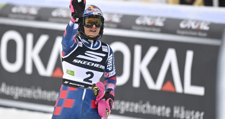 05.01.2025., Kranjska Gora, Slovenija - Prva vožnja zenskog slaloma FIS Svjetskog skijaskog kupa. Zrinka Ljutic Photo: Igor Soban/PIXSELL