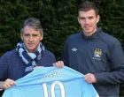 Edin Džeko u dresu Manchester Cityja