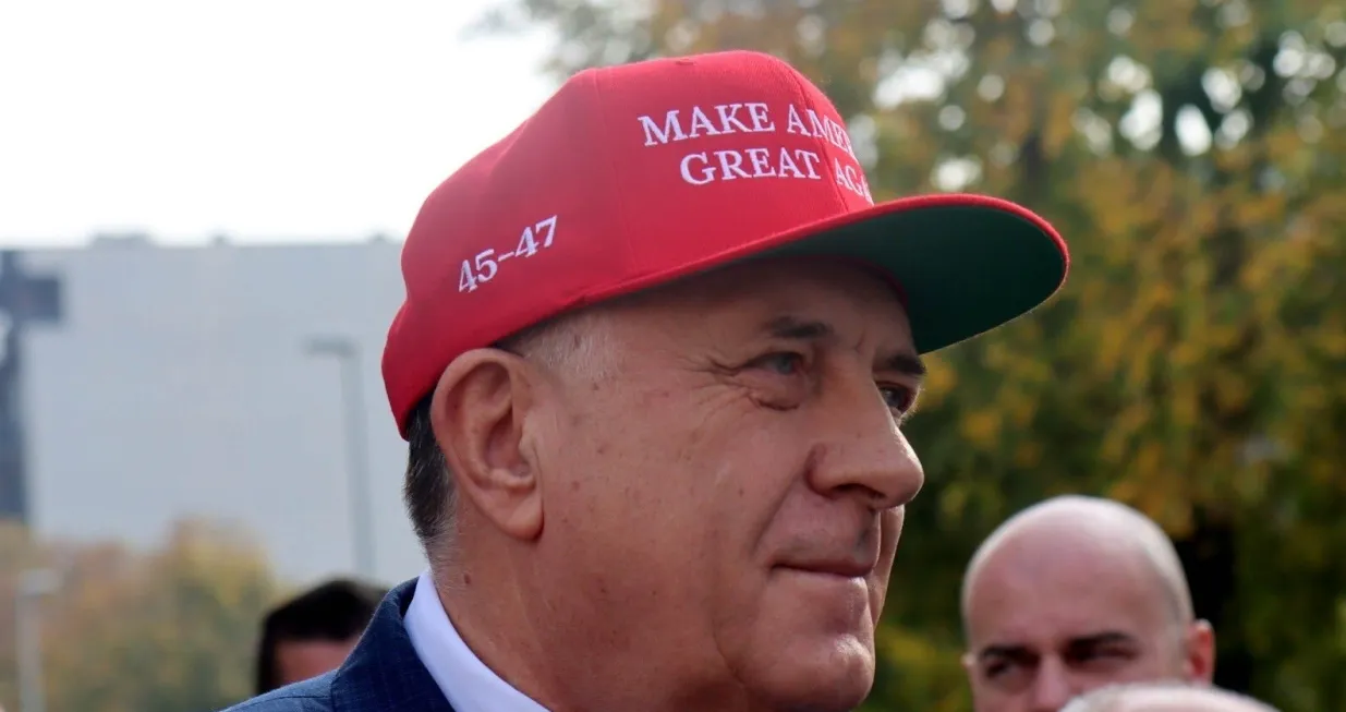 Milorad Dodik slavi pobjedu Donalda Trumpa/X/