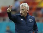 epa10284824 West Ham head coach David Moyes reacts during the UEFA Conference League group B soccer match between FCSB and West Ham in Bucharest, Romania, 03 November 2022. EPA/ROBERT GHEMENT