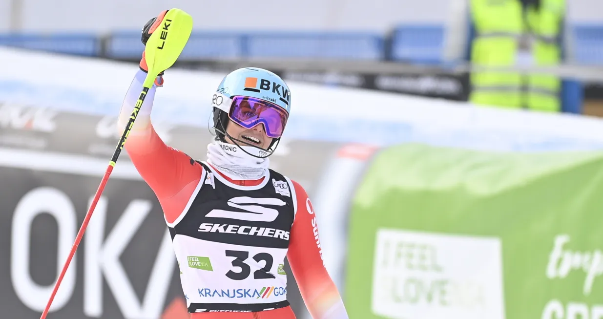 05.01.2025., Kranjska Gora, Slovenija - Druga voznja zenskog slaloma FIS Svjetskog skijaskog kupa. Elena Stoffel Photo: Igor Soban/PIXSELL