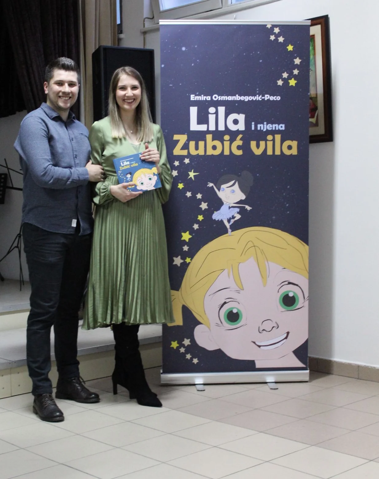 Emir i Emira na promociji slikovnice/