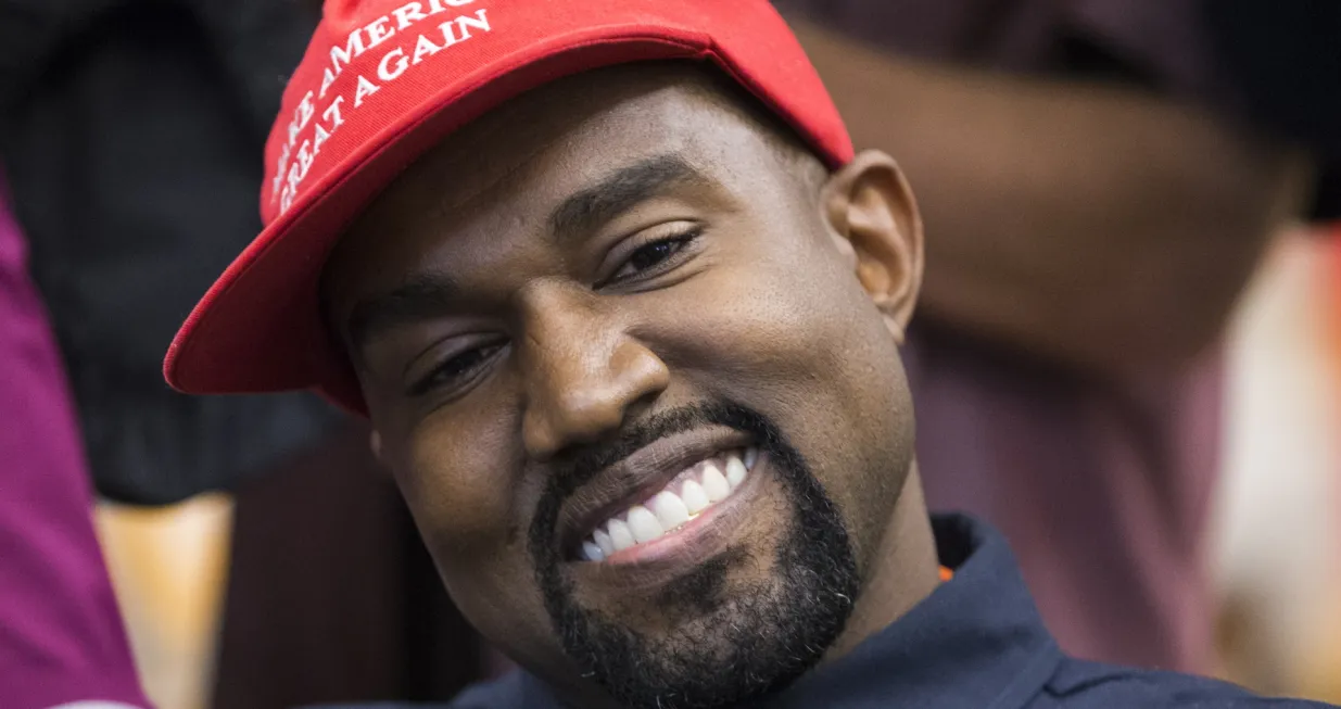 epa08528692 (FILE) - US entertainer Kanye West speaks during a meeting with US President Donald J. Trump in the Oval Office of the White House in Washington, DC, USA, 11 October 2018 (reissued 05 July 2020). West announced on twitter that he was 'running for president of the United States'. The US will hold presidential elections on November 3, 2020. EPA/MICHAEL REYNOLDS *** Local Caption *** 54693750/Michael Reynolds