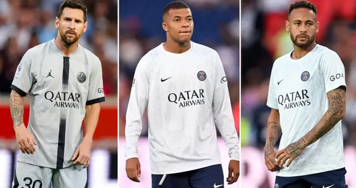 Leo Messi, Kylian Mbappe i Neymar