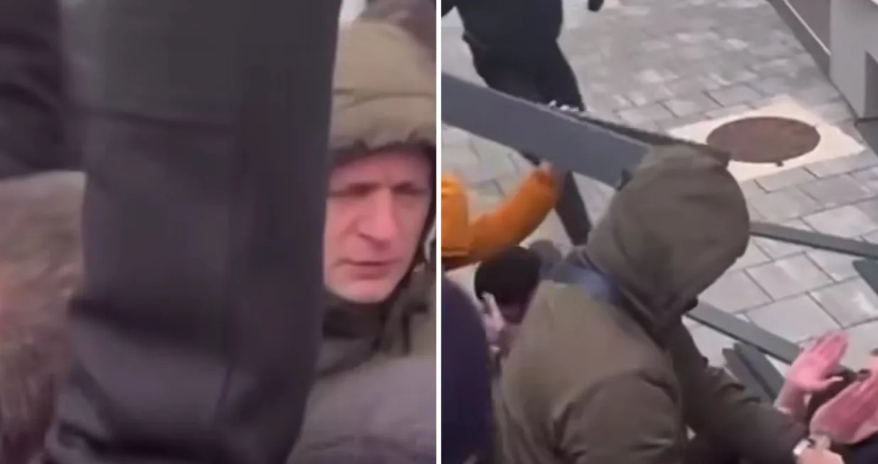 Darko Babalj, protest u Bijeljini, Bijeljina, sukob sa policijom, oboren na pod/Namik Šahinpašić