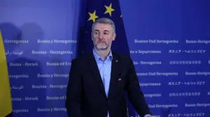 Edin Forto, Vijeće ministara BiH, press nakon sjednice, ministar prometa i komunikacija BiH/Almir Razić