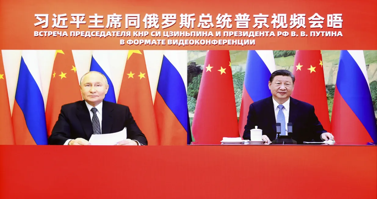 Vladimir Putin i Xi Jinping//