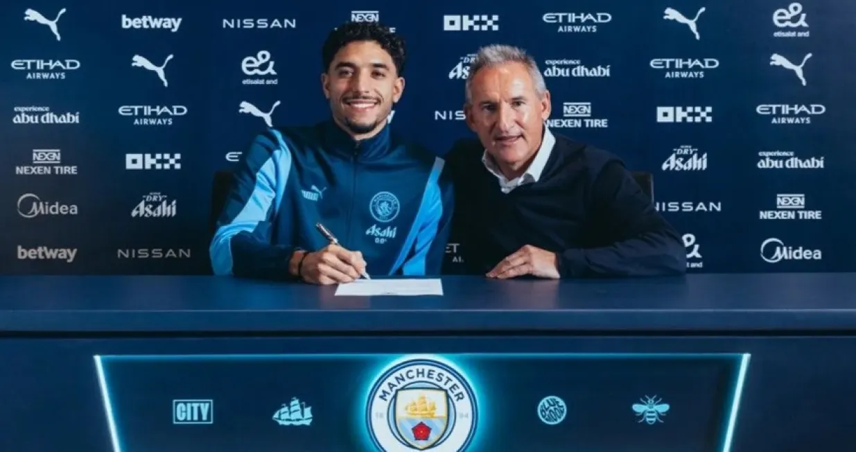 Omar Marmoush je i zvanično novi fudbaler Cityja (FOTO: Manchester City)