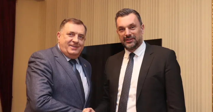 Milorad Dodik i Elmedin Konaković u Banjoj Luci/