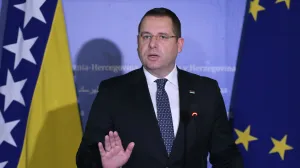 Pres-konferencija delegata u Domu naroda Parlamentarne skupštine BiH Radovan Kovačević/Senad Gubelić