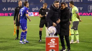 Nenad Bjelica i Mario Kovačević (FOTO: Matija Habljak/PIXSELL)