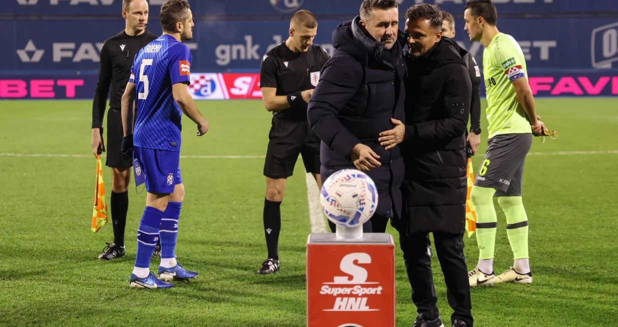 Nenad Bjelica i Mario Kovačević (FOTO: Matija Habljak/PIXSELL)