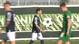 Sjajan gol Cvetanovskog (FOTO: Screenshot/MYTV)