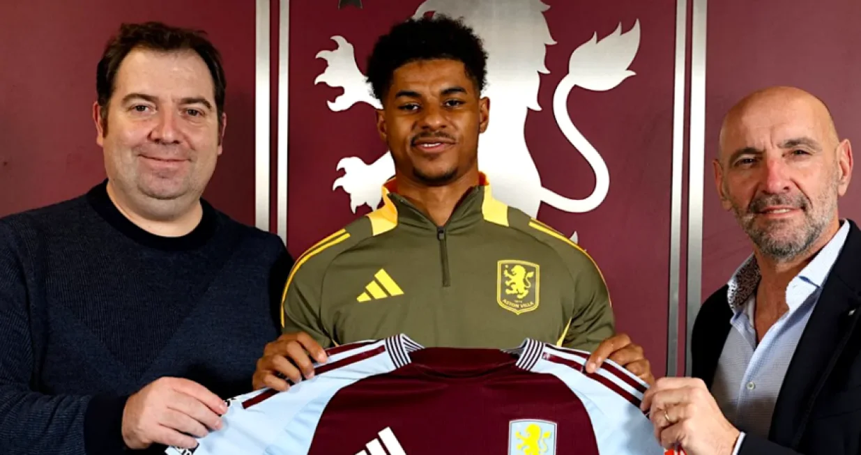 Marcus Rashford je novi igrač Ville (FOTO: Aston Villa)