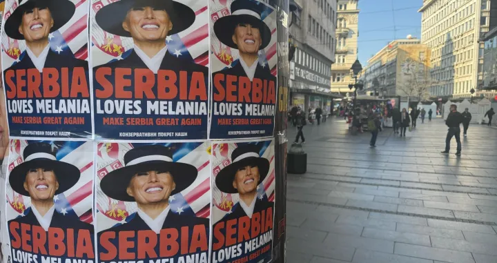 Melanija Trump na plakatima/