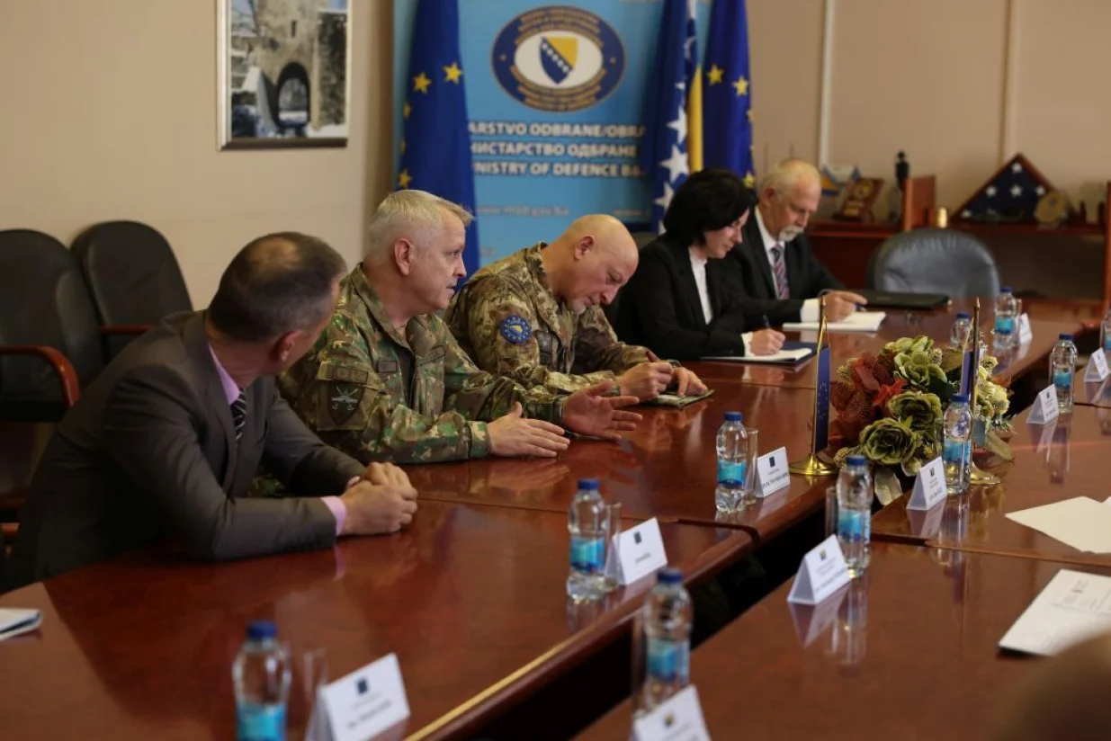 Novi komandant EUFOR-a u BiH generalmajor Florin-Marian Barbu posjetio Zukana Heleza//