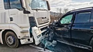 Uništena vozila/FF Heiligenkreuz am Waasen//