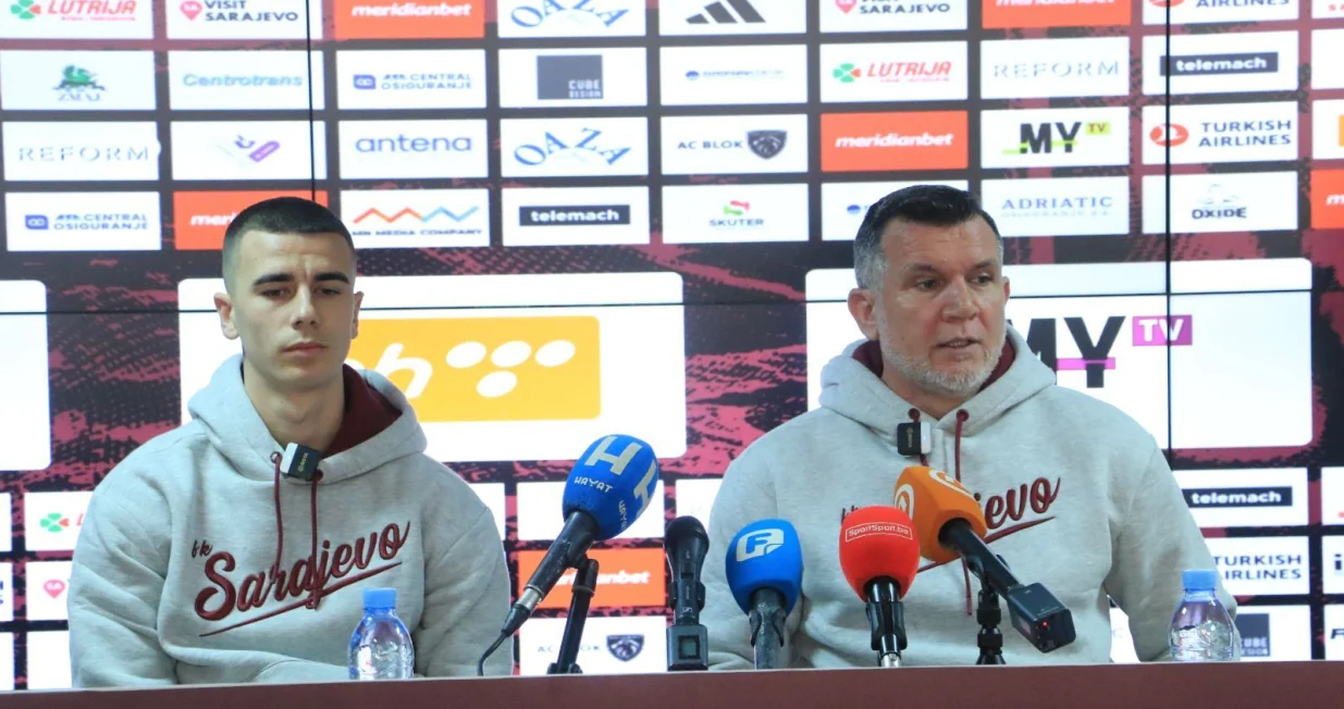 Press konferencija uoči meča sa Slogom (FOTO: Sport1.ba/Sanel Konjhodžić)