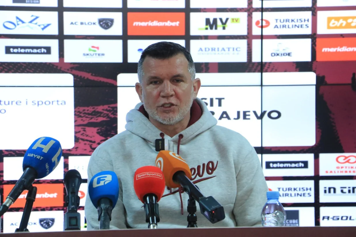 Press konferencija uoči meča sa Slogom (FOTO: Sport1.ba/Sanel Konjhodžić)