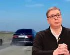 Aleksandar Vučić, incident, otpadanje gume, automobil/