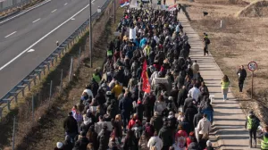 niš, studenti, blokada, protest, autoput, nadstrešnica//