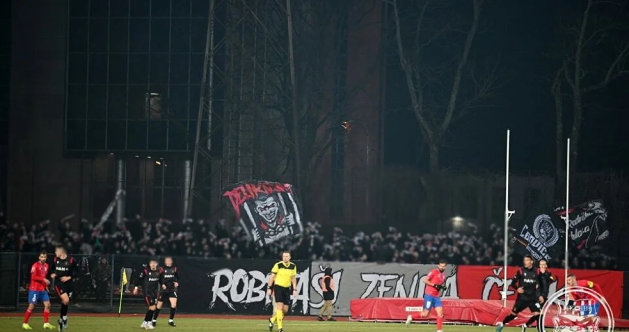 Robijaši na utakmici Borac - Čelik (FOTO: UG Robijaši Zenica 1988)