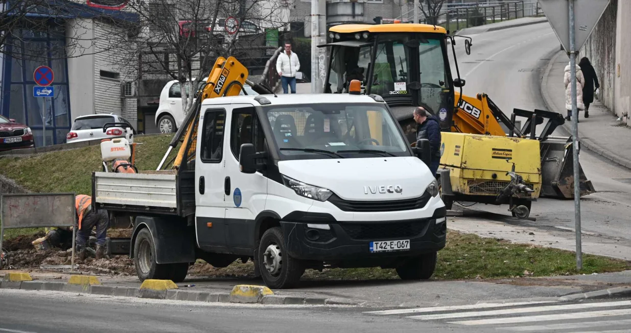 Radovi u ulici Kranjčevićeva/Andrej Bjeloš