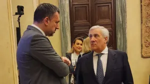 Elmedin Konaković i ministar vanjskih poslova Italije Antonio Tajani/