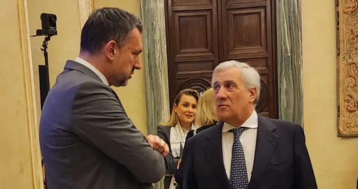 Elmedin Konaković i ministar vanjskih poslova Italije Antonio Tajani/