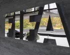 epa08334979 (FILE) - The FIFA logo on display prior to the FIFA Council meeting at the Home of FIFA in Zurich, Switzerland, 14 October 2016 (re-issued on 31 March 2020). The world governing body FIFA will set up a fund to assist competitions and players which have run into financial trouble because of the ongoing coronavirus COVID-19 pandemic, media reports stated on 31 March 2020. EPA/ENNIO LEANZA *** Local Caption *** 53067573