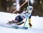 11.02.2025, Hinterglemm, AUT, FIS Weltmeisterschaften Ski Alpin, Saalbach 2025, Team Kombination, Damen, Slalom, im Bild Esma Alic (BIH) // Esma Alic of Bosnia and Herzegovina in action during the Slalom Race of women Team Combination of the FIS Ski World Championships Saalbach 2025 in Hinterglemm, Austria on 2025/02/11. EXPA Pictures ? 2025, PhotoCredit: EXPA/ Johann Groder Photo: EXPA/ Johann Groder/EXPA