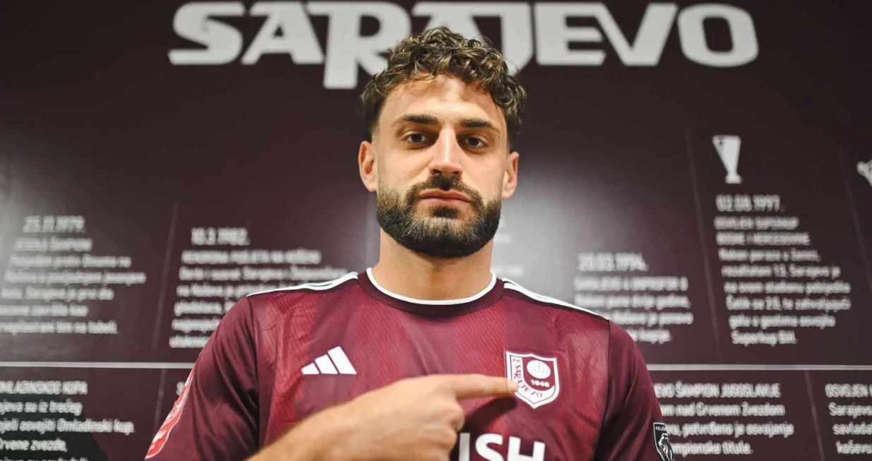 Karlo Butić je novi napadač Bordo tima (FOTO: FK Sarajevo)