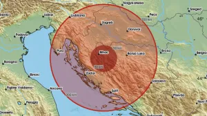 Epicentar kod Bihaća/Emsc