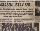 Proglašen Ustav SFRJ, 1974. godina/