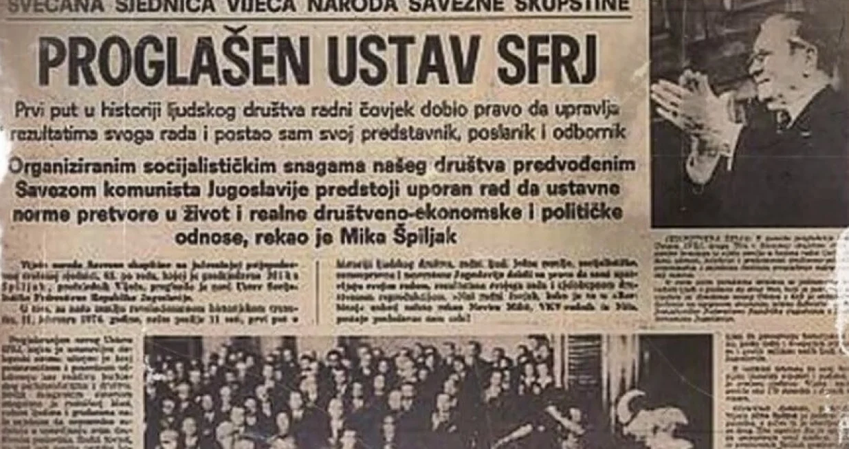 Proglašen Ustav SFRJ, 1974. godina/