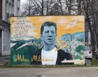 Mural Milana Mladenovića u naselju Kovačići u Sarajevu/Senad Gubelić