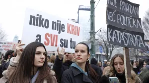 Protesti studenata Trg/Damir Deljo