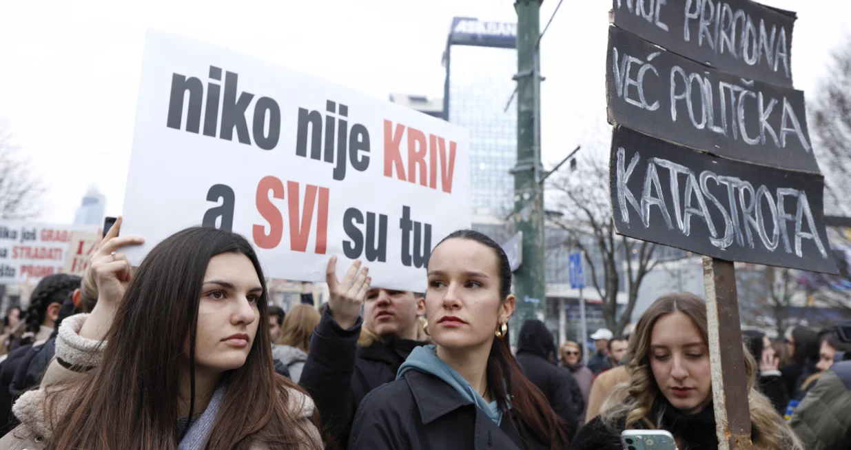 Protesti studenata Trg/Damir Deljo