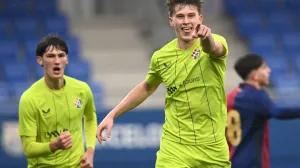 12.02.2025., stadion Johan Cruyff, Sant Joan Despi, Barcelona, Spanjolska - UEFA Liga prvaka mladih, sesnaestina finala, FC Barcelona - GNK Dinamo Zagreb. Photo: Marko Lukunic/PIXSELL